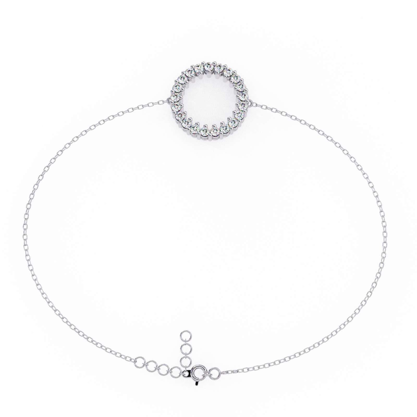 Emerald-Cut Diamond Tennis Bracelet
