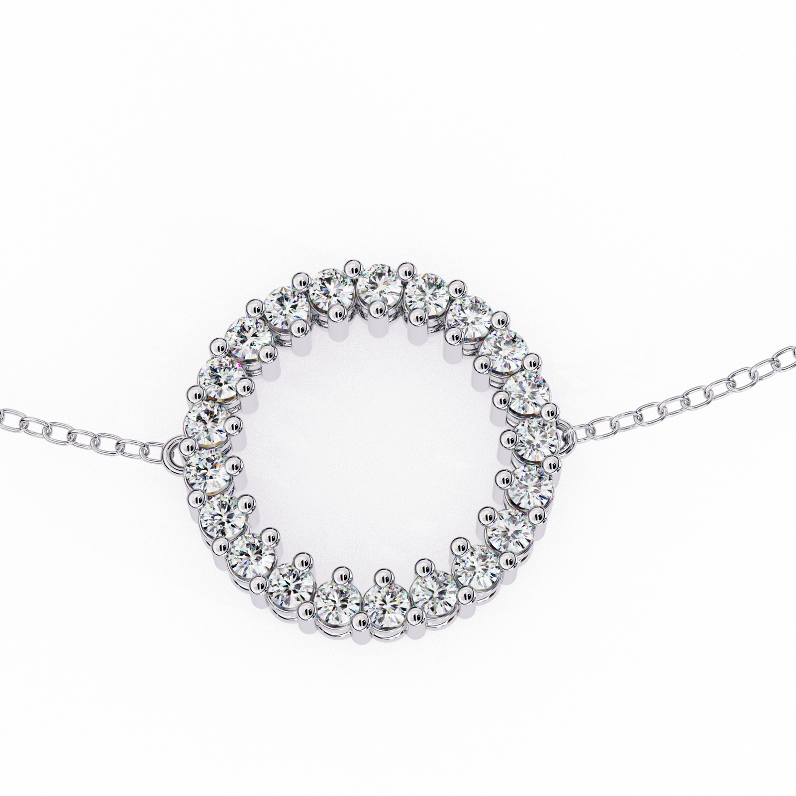 Emerald-Cut Diamond Tennis Bracelet