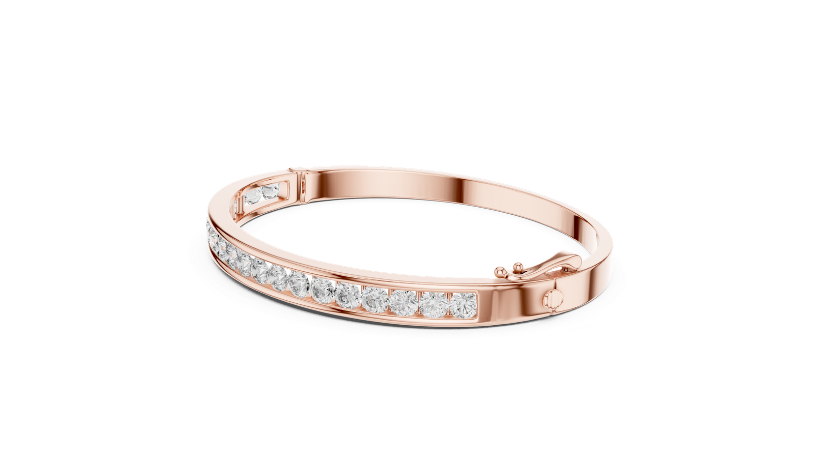 Cushion-Cut Diamond Link Bracelet