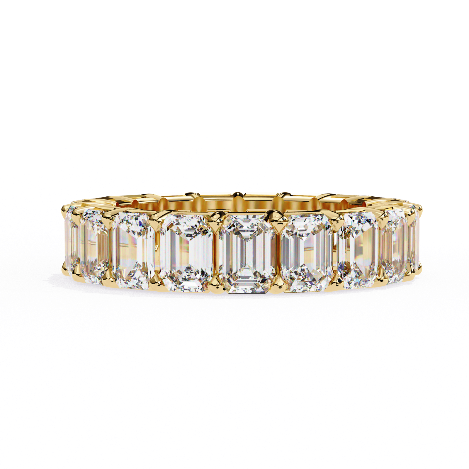 Emerald-Cut Diamond Eternity Band