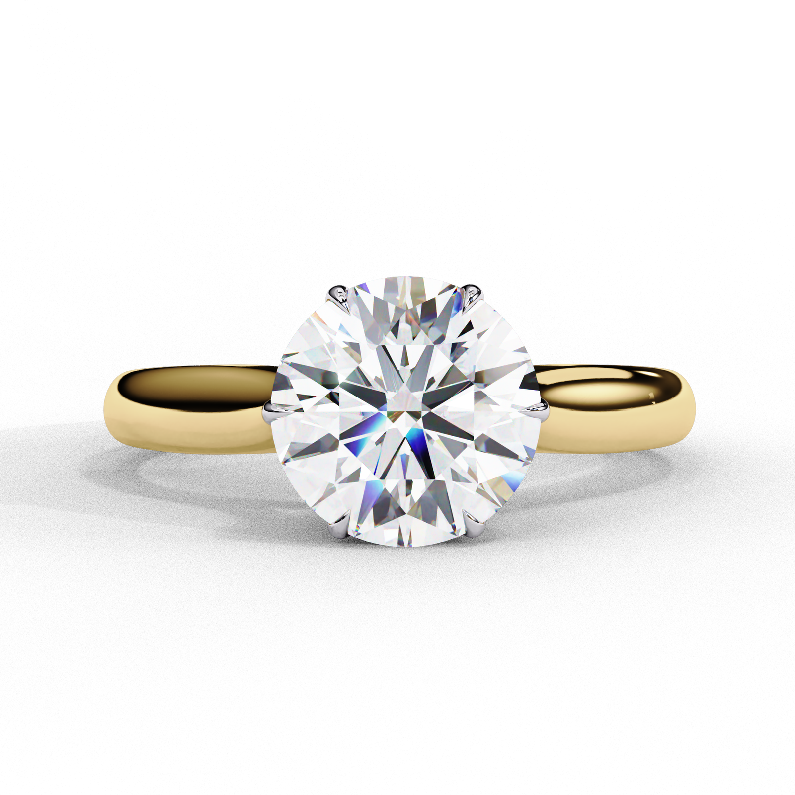 Classic Round Solitaire Engagement Ring