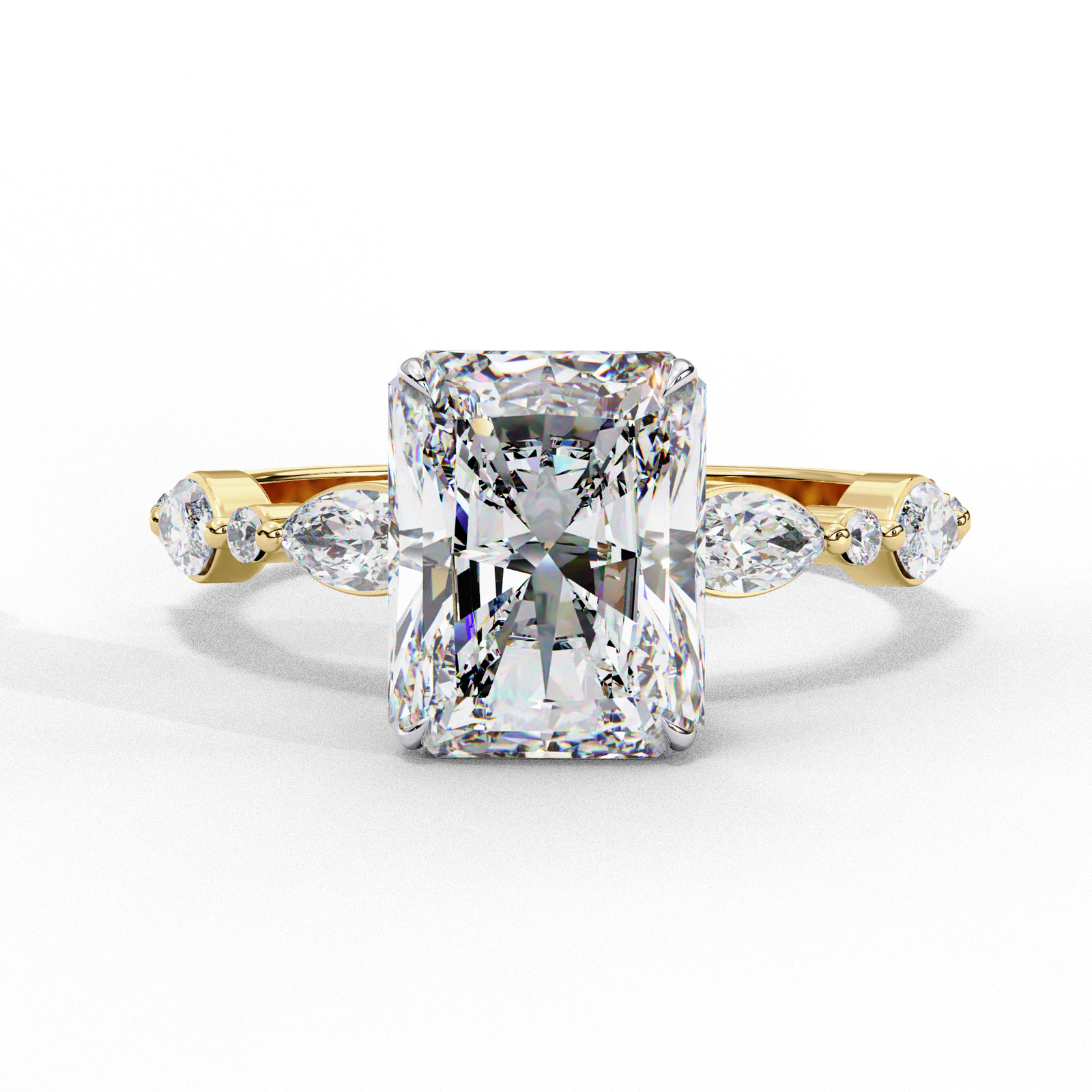 Radiant Cut Diamond Engagement Ring