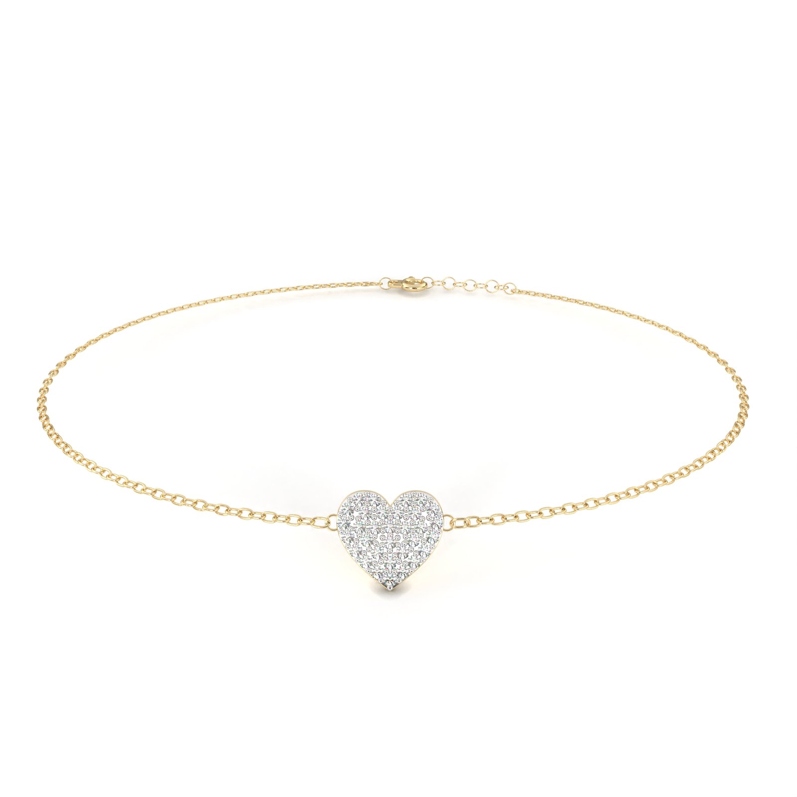 Heart Diamond Bracelet