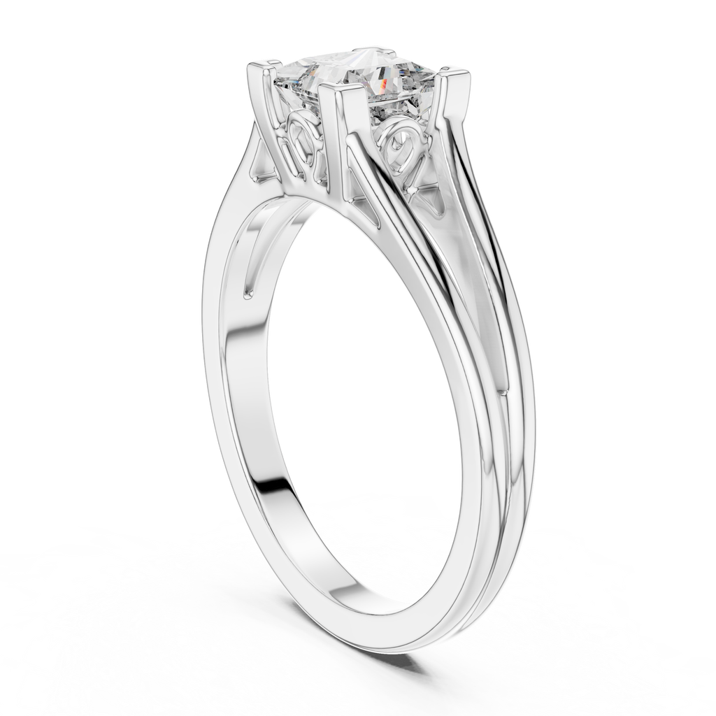 Rose Regency Solitaire Ring