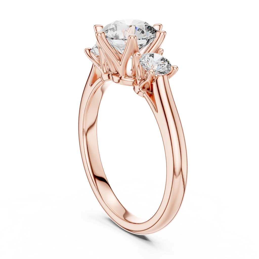 Rose Trilogy Engagement Rings